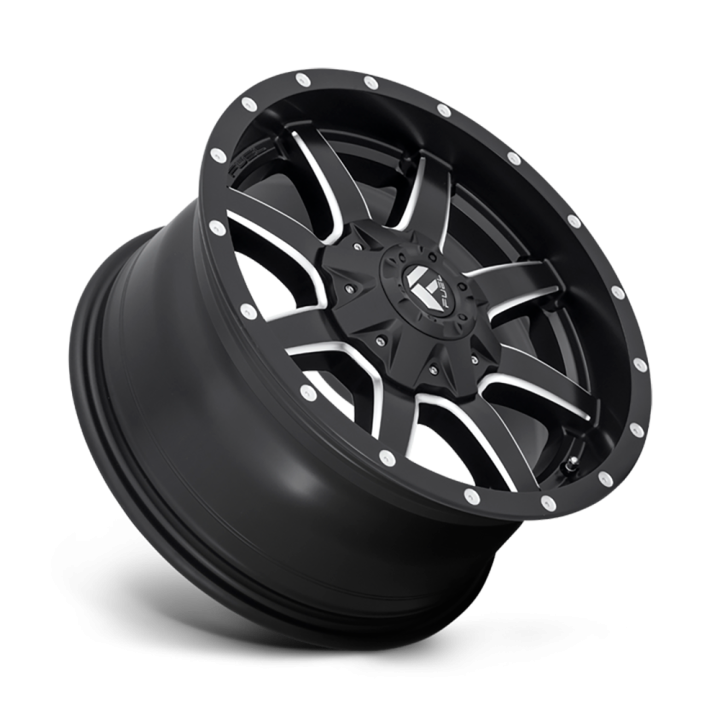 Jantă de Aluminiu, FUEL D538 MAVERICK, 18x9.0, ET -12, 5x114.3 / 5x127, 78.1, Negru - EDK.ro