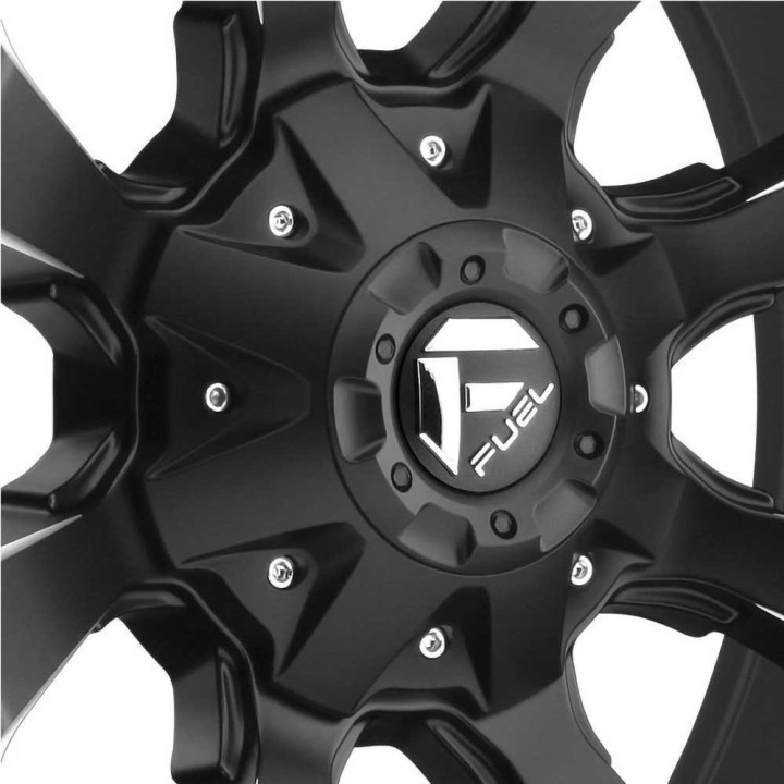 Alloy Wheel, FUEL D546 ASSAULT, 20x10.0, ET -18, 5x114.3 / 5x127, 78.1, Black - EDK.ro