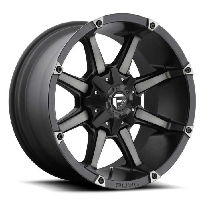 Jantă de Aluminiu, FUEL D556 COUPLER, 17x9.0, ET -12, 5x114.3 / 5x127, 72.56, Negru - EDK.ro
