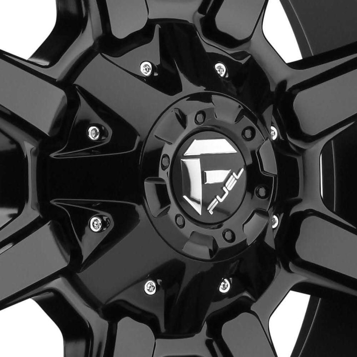 Jantă de Aluminiu, FUEL D556 COUPLER, 17x9.0, ET -12, 5x114.3 / 5x127, 72.56, Negru - EDK.ro