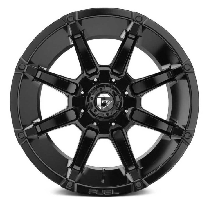 Alloy Wheel, FUEL D556 COUPLER, 17x9.0, ET -12, 5x114.3 / 5x127, 72.56, Black - EDK.ro