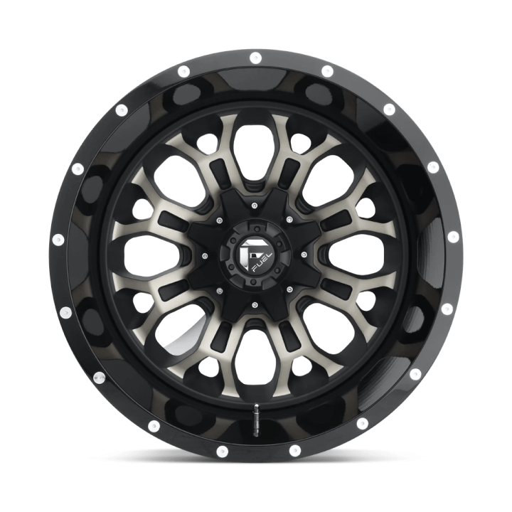 Jantă de Aluminiu, FUEL D561 CRUSH, 17x9.0, ET -12, 5x114.3 / 5x127, 78.1, Gri - EDK.ro