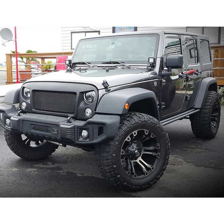 Alloy Wheel, FUEL D569 VAPOR, 17x10.0, ET -18, 5x114.3 / 5x127, 78.1, Black - EDK.ro