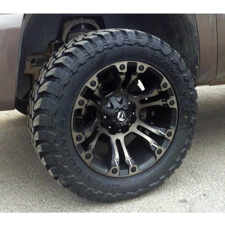 Jantă de Aluminiu, FUEL D569 VAPOR, 17x10.0, ET -18, 5x114.3 / 5x127, 78.1, Negru - EDK.ro