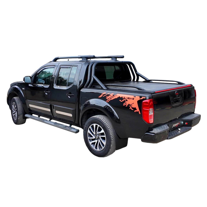Manual Roll Top Tonneau Bed Cover, Tessera 4x4 Roll+, Nissan Navara Double Cab Bed Length 5.1 Feet 2004 - 2015 - EDK.ro