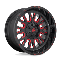 Jantă de Aluminiu, FUEL D612 STROKE, 18x9.0, ET 1, 5x114.3 / 5x127, 78.1, Negru - EDK.ro