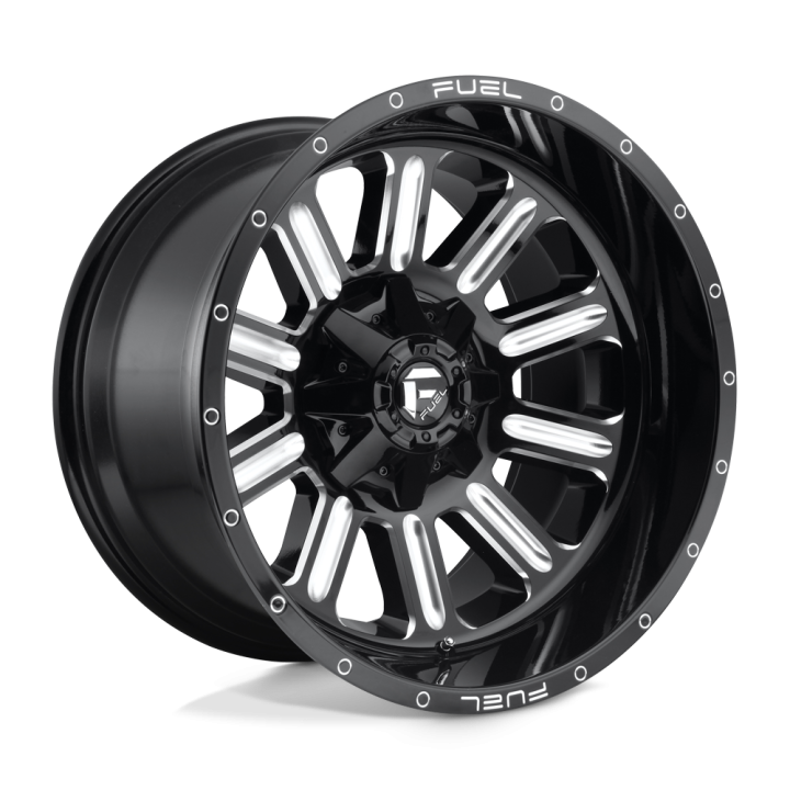 Jantă de Aluminiu, FUEL D620 HARDLINE, 18x9.0, ET 1, 5x114.3 / 5x127, 78.1, Negru - EDK.ro