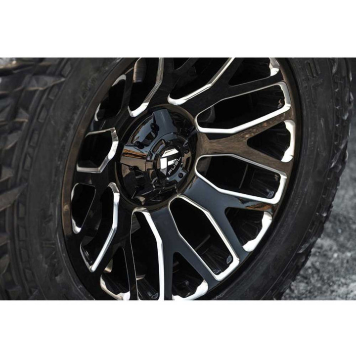 Alloy Wheel, FUEL D623 WARRIOR, 20x9.0, ET 20, 5x114.3 / 5x127, 78.1, Black - EDK.ro