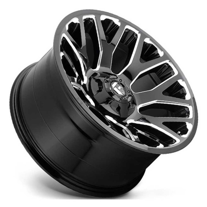 Jantă de Aluminiu, FUEL D623 WARRIOR, 20x9.0, ET 20, 5x114.3 / 5x127, 78.1, Negru - EDK.ro