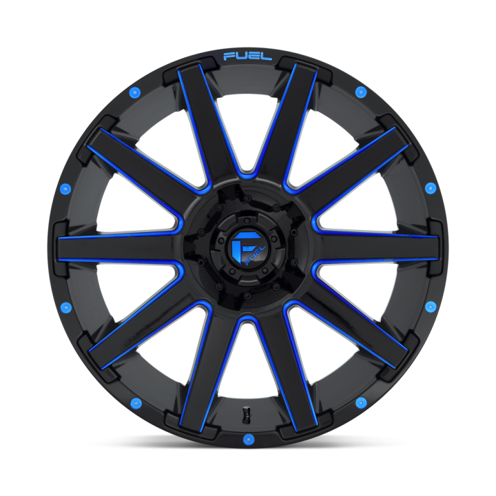 Alloy Wheel, FUEL D644 CONTRA, Black - EDK.ro
