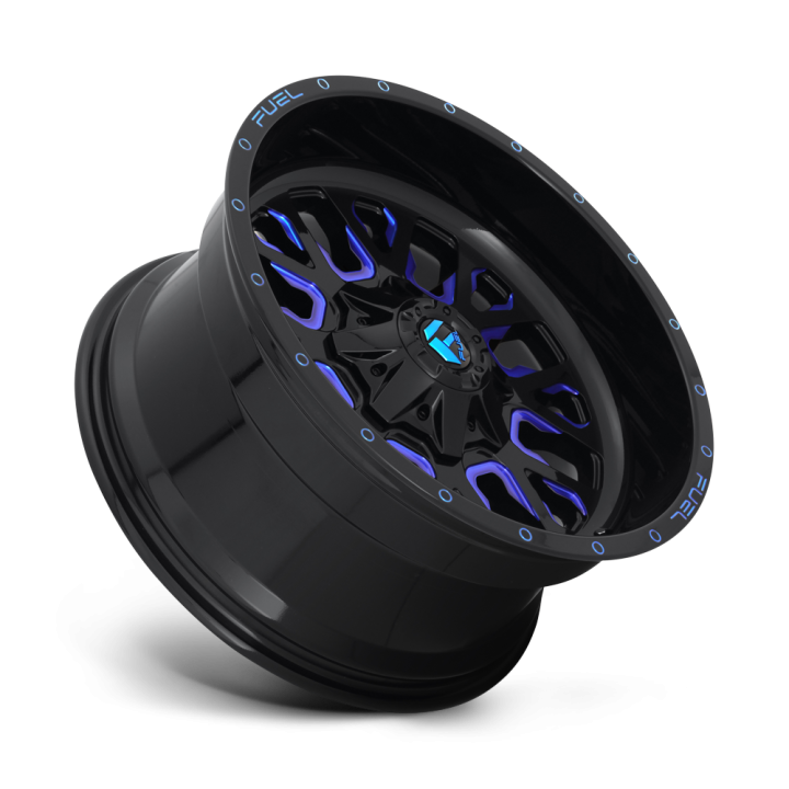Jantă de Aluminiu, FUEL D645 STROKE, 20x9.0, ET 1, 5x114.3 / 5x127, 78.1, Negru - EDK.ro