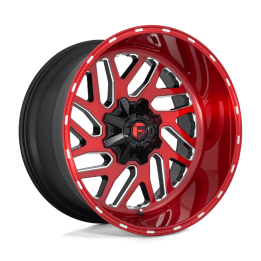 Jantă de Aluminiu, FUEL D691 TRITON, 20x10.0, ET -18, 5x114.3 / 5x127, 78.1, Roșu - EDK.ro