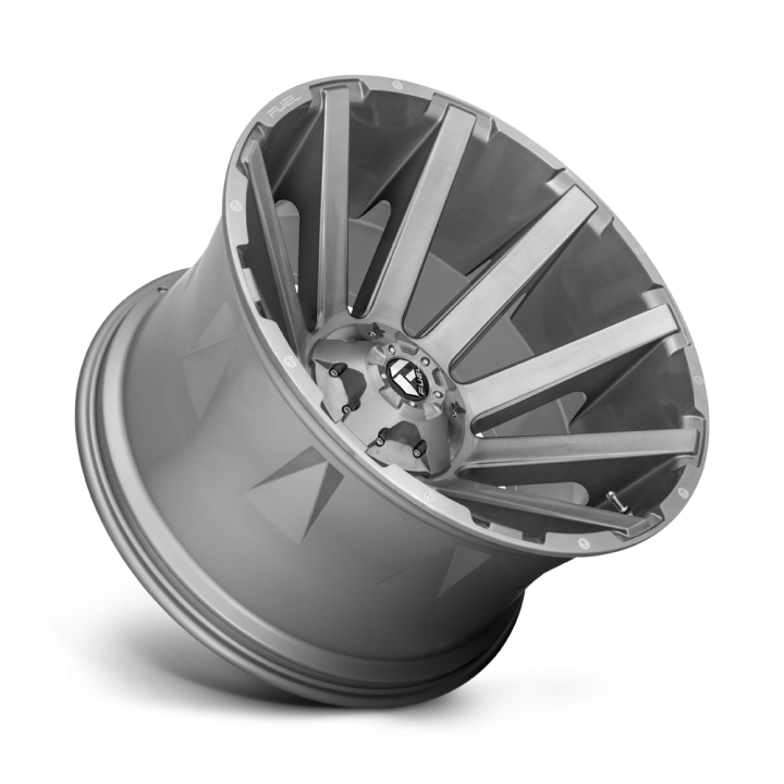 Jantă de Aluminiu, FUEL D714 CONTRA, 20x10.0, ET -18, 5x114.3 / 5x127, 78.1, Gri Metalizat - EDK.ro