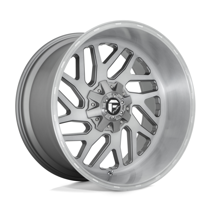 Jantă de Aluminiu, FUEL D715 TRITON, 22x10.0, ET -18, 5x114.3 / 5x127, 78.1, Gri Metalizat - EDK.ro