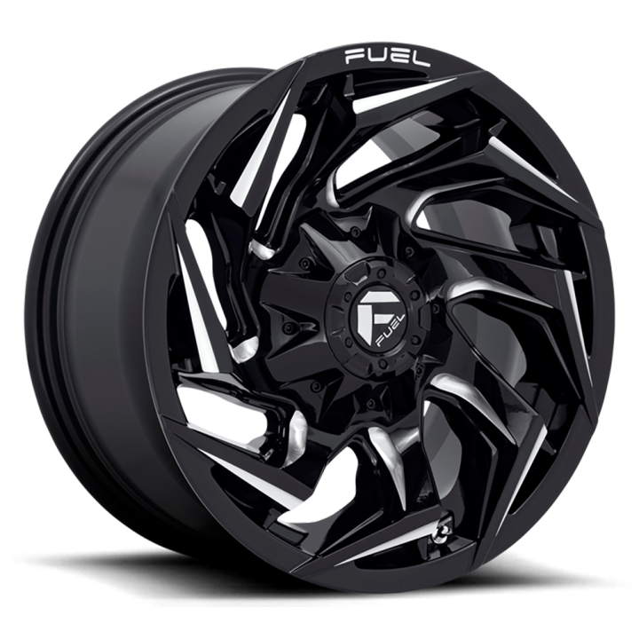 Jantă de Aluminiu, FUEL D753 REACTION, 17x9.0, ET -12, 5x114.3 / 5x127, 78.1, Negru - EDK.ro