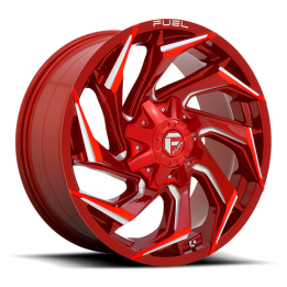 Alloy Wheel, FUEL D754 REACTION, 20x10.0, ET -18, 5x114.3 / 5x127, 78.1, Red - EDK.ro