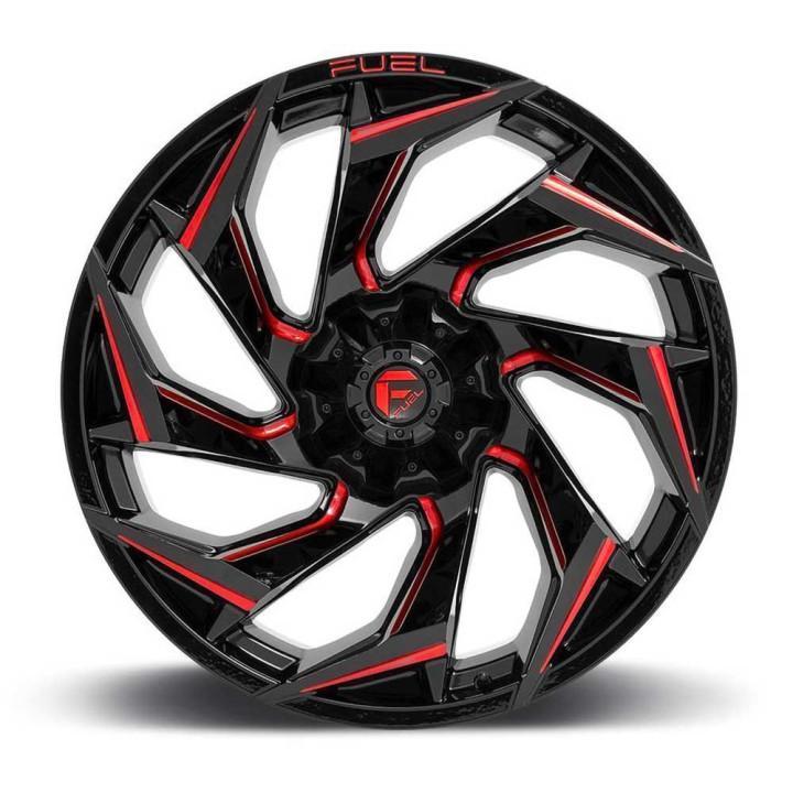 Alloy Wheel, FUEL D755 REACTION, 20x9.0, ET 20, 5x114.3 / 5x127, 78, Black - EDK.ro