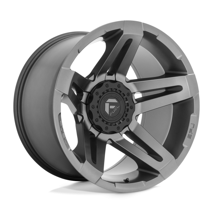 Jantă de Aluminiu, FUEL D764 SFJ, 20x12.0, ET -44, 5x114.3 / 5x127, 71.5, Gri Metalizat - EDK.ro
