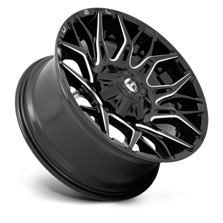 Jantă de Aluminiu, FUEL D769 TWITCH, 22x12.0, ET -44, 5x114.3 / 5x127, 78.1, Negru - EDK.ro