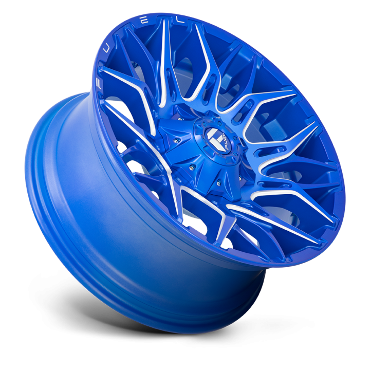 Jantă de Aluminiu, FUEL D770 TWITCH, 20x10.0, ET -18, 5x114.3 / 5x127, 78.1, Albastru - EDK.ro