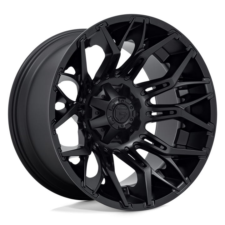 Alloy Wheel, FUEL D772 TWITCH, 22x12.0, ET -44, 5x114.3 / 5x127, 78.1, Black - EDK.ro