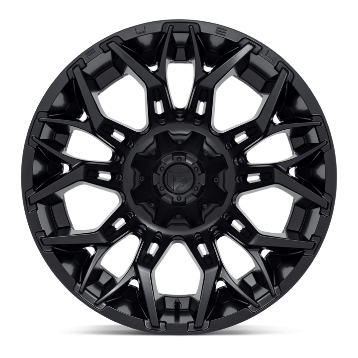 Jantă de Aluminiu, FUEL D772 TWITCH, 22x12.0, ET -44, 5x114.3 / 5x127, 78.1, Negru - EDK.ro