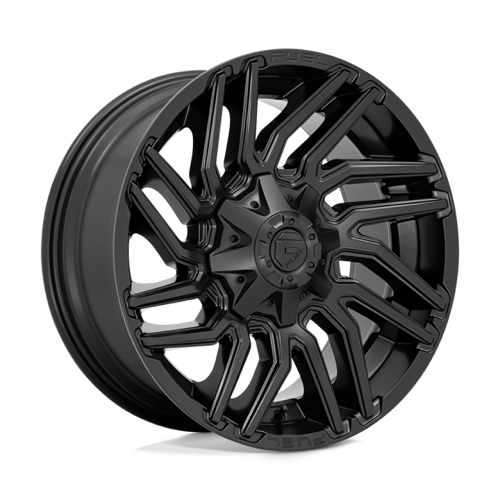 Jantă de Aluminiu, FUEL D775 TYPHOON, 20x9.0, ET 1, 5x114.3 / 5x127, 78.1, Negru - EDK.ro