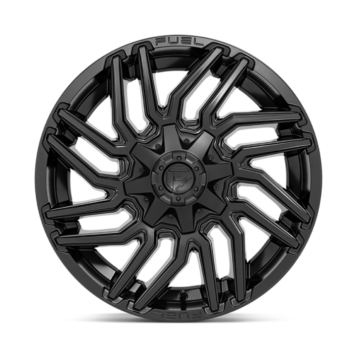 Jantă de Aluminiu, FUEL D775 TYPHOON, 22x10.0, ET -18, 5x114.3 / 5x127, 78.1, Negru - EDK.ro