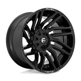 Jantă de Aluminiu, FUEL D776 TYPHOON, 22x12.0, ET -44, 5x114.3 / 5x127, 78.1, Negru - EDK.ro