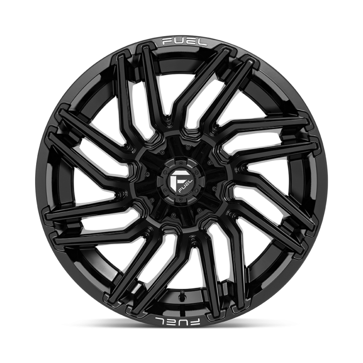 Alloy Wheel, FUEL D776 TYPHOON, 22x12.0, ET -44, 5x114.3 / 5x127, 78.1, Black - EDK.ro