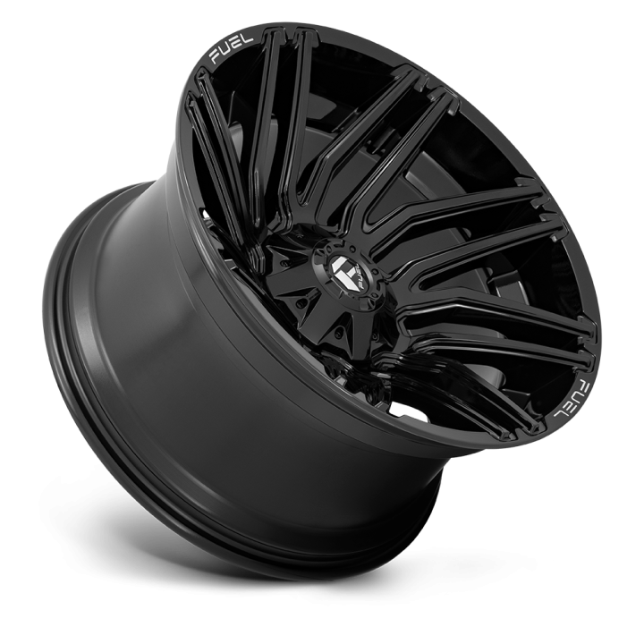 Alloy Wheel, FUEL D776 TYPHOON, 22x12.0, ET -44, 5x114.3 / 5x127, 78.1, Black - EDK.ro