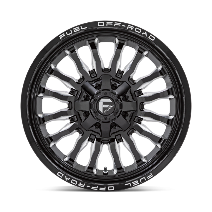 Alloy Wheel, FUEL D795 ARC, 20x9.0, ET 1, 5x114.3 / 5x127, 78.1, Black - EDK.ro