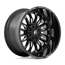 Jantă de Aluminiu, FUEL D795 ARC, 22x12.0, ET -44, 5x114.3 / 5x127, 78.1, Negru - EDK.ro