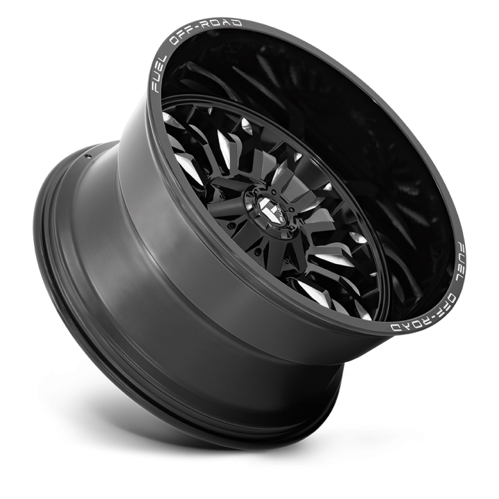 Alloy Wheel, FUEL D795 ARC, 22x12.0, ET -44, 5x114.3 / 5x127, 78.1, Black - EDK.ro