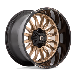 Jantă de Aluminiu, FUEL D797 ARC, 22x12.0, ET -44, 5x114.3 / 5x127, 78.1, Negru - EDK.ro