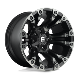 Jantă de Aluminiu, FUEL D851 VAPOR, 18x9.0, ET -12, 5x114.3 / 5x127, 78.1, Negru - EDK.ro