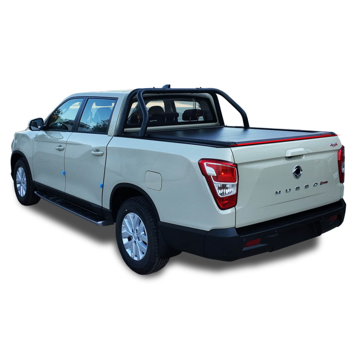 Manual Roll Top Tonneau Bed Cover, Tessera 4x4 Roll+, SsangYong Musso 2018 - Present - EDK.ro