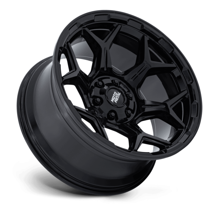 Jantă de Aluminiu, MOTO Metal MO815 DUX, 20x9.0, ET 1, 5x114.3 / 5x127, 78.1, Negru - EDK.ro