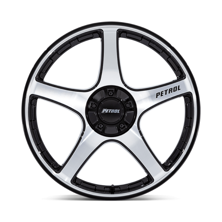 Alloy Wheel, Petrol PE003 P2E, 19x8.0, ET 40, 5x110 / 5x115, 72.56, Black - EDK.ro