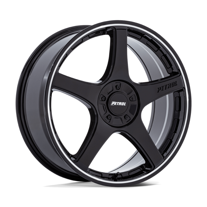 Jantă de Aluminiu, Petrol PE003 P2E, 18x8.0, ET 40, 5x110 / 5x115, 72.56, Negru - EDK.ro