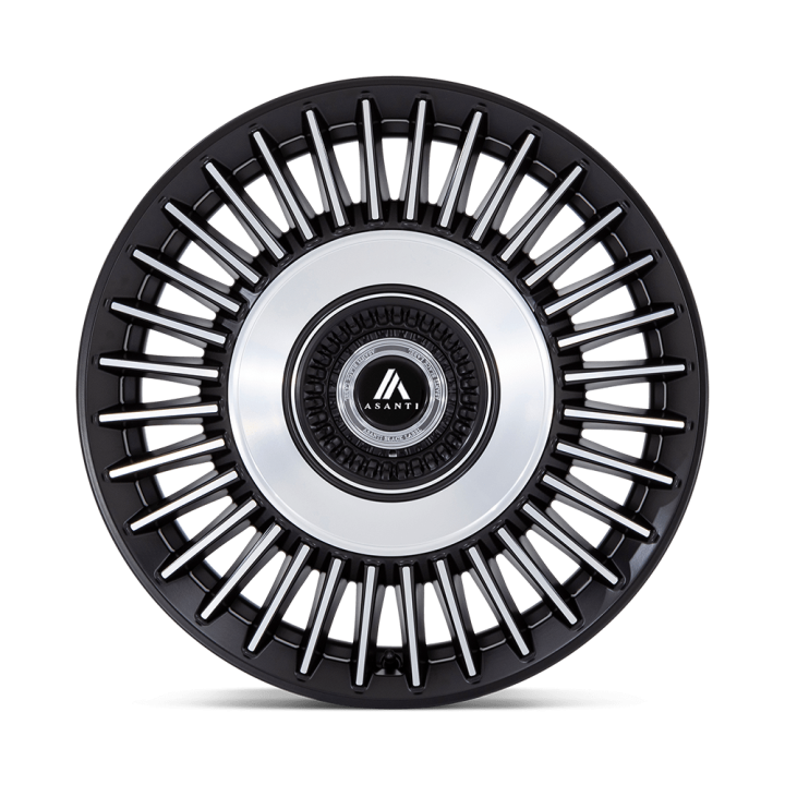 Jantă de Aluminiu, Asanti AB040 TIARA, 22x10.5, ET 18, 5x120 / 5x115, 74.1, Negru - EDK.ro