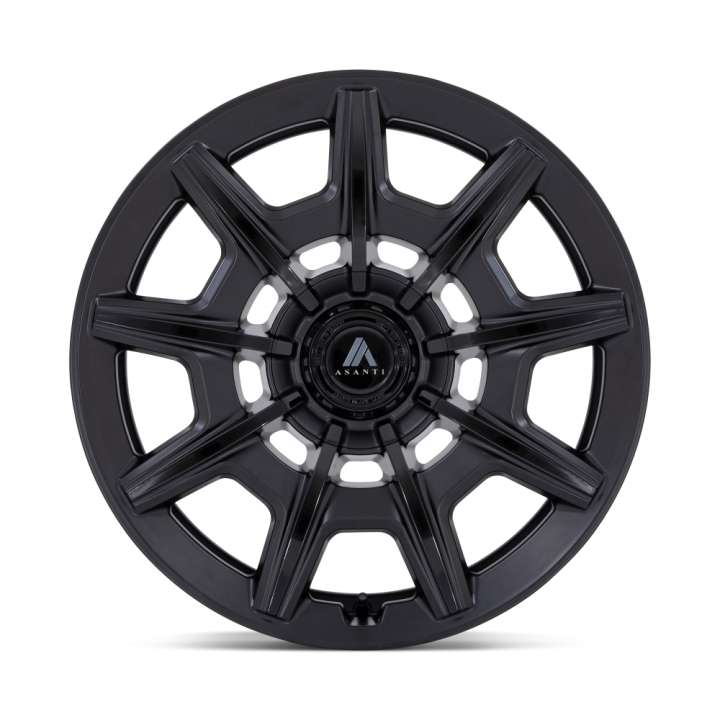 Alloy Wheel, Asanti AB041 ESQUIRE, 22x10.5, ET 18, 5x120 / 5x115, 74.1, Black - EDK.ro