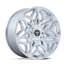 Jantă de Aluminiu, DUB DC274 ANOMALY, 24x9.0, ET 38, 5x120 / 5x115, 74.1, Crom - EDK.ro