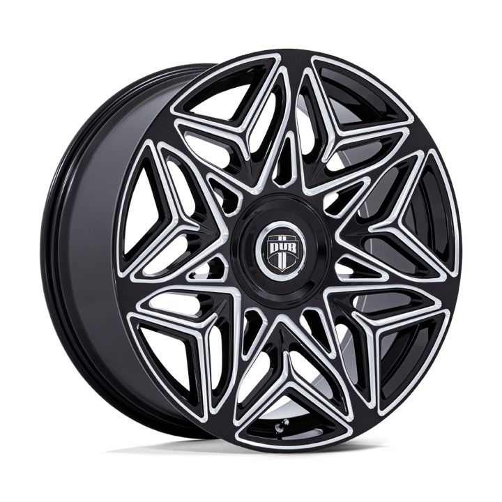 Alloy Wheel, DUB DC274 ANOMALY, 24x9.0, ET 38, 5x120 / 5x115, 74.1, Black - EDK.ro
