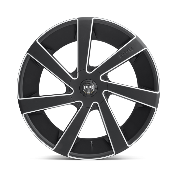 Jantă de Aluminiu, DUB S133 DIRECTA, 22x9.5, ET 15, 5x115 / 5x120.65, 72.56, Negru - EDK.ro