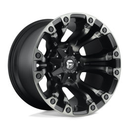 Alloy Wheel, FUEL D851 VAPOR, 20x9.0, ET 35, 5x114.3 / 5x120, 72.56, Black - EDK.ro