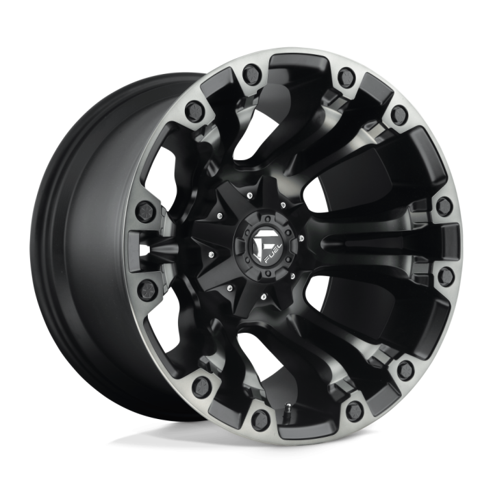 Alloy Wheel, FUEL D851 VAPOR, 20x9.0, ET 35, 5x114.3 / 5x120, 72.56, Black - EDK.ro