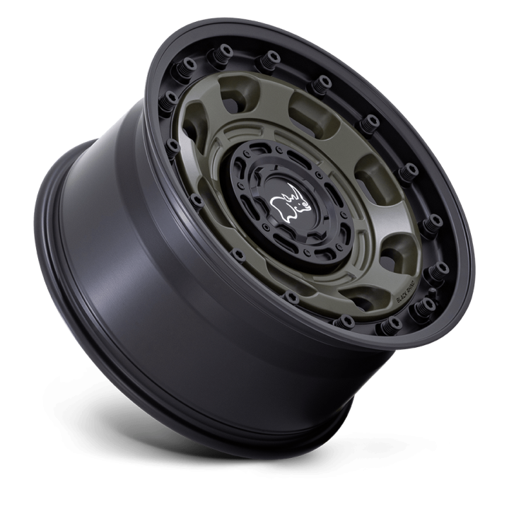 Jantă de Aluminiu, Black Rhino ATLAS, 17x8.0, ET 38, 5x114.3 / 5x120, 74.1, Negru - EDK.ro