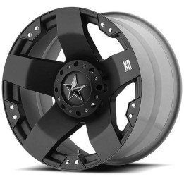 Alloy Wheel, XD Series XD775 ROCKSTAR, 20x8.5, ET 10, 5x114.3 / 5x120, 72.6, Black - EDK.ro