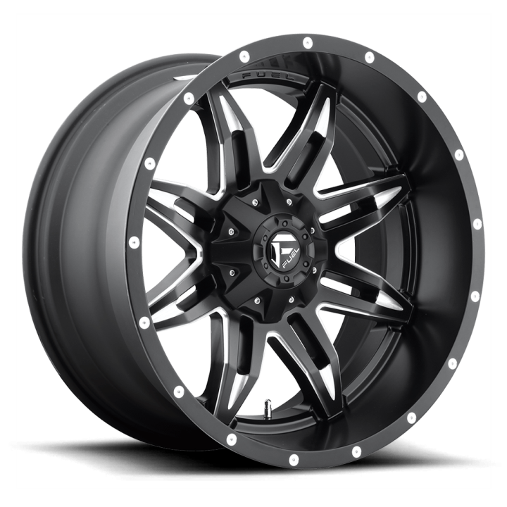 Jantă de Aluminiu, FUEL D567 LETHAL, 15x10.0, ET -43, 5x114.3 / 5x120.65, 72.56, Negru - EDK.ro